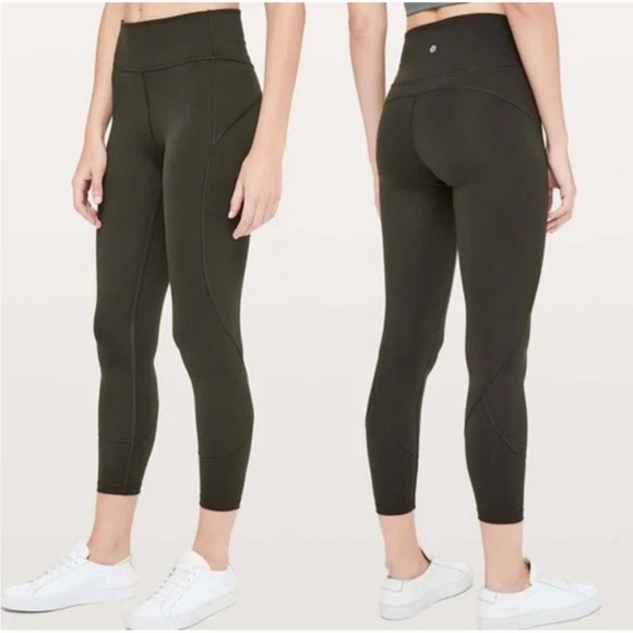 lululemon athletica Pants - Lululemon In Movement 7/8 Tight *Everlux 25"
Dark Olive (First Release) 2
